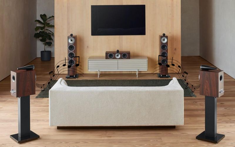 Kết hợp loa bookshelf cùng các dòng loa khác để âm thanh tái tạo hoàn hảo hơn