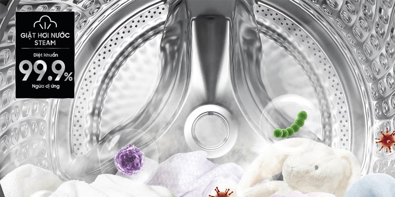 Giặt hơi nước diệt khuẩn Hygiene Steam