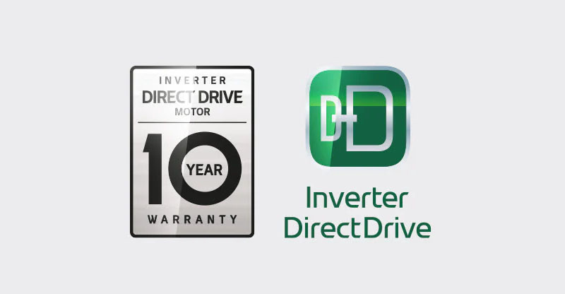 AI Inverter Direct Drive - Bền bỉ và ít ồn hơn