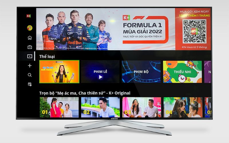 Mục VOD trên ứng dụng K+