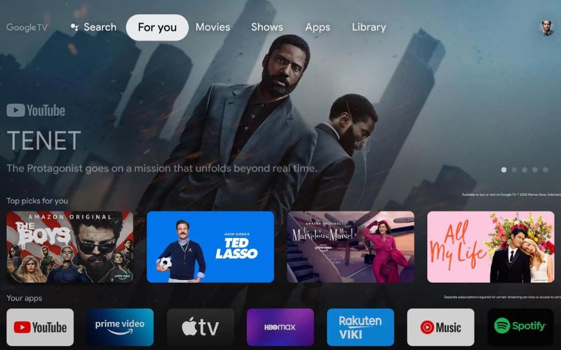 Trải nghiệm kho tài nguyên phim ảnh khổng lồ trên Google TV