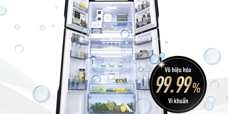 Công nghệ Nanoe X vô hiệu hóa 99,99% vi khuẩn