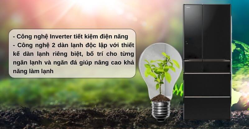 Công nghệ Inverter, cùng hệ thống làm lạnh độc lập 