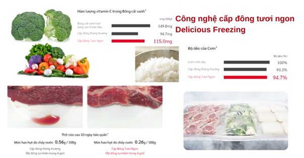 Công nghệ cấp đông tươi ngon Delicious Freezing 