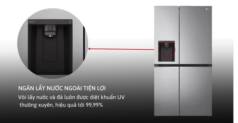 Lấy nước ngoài diệt khuẩn UV nano