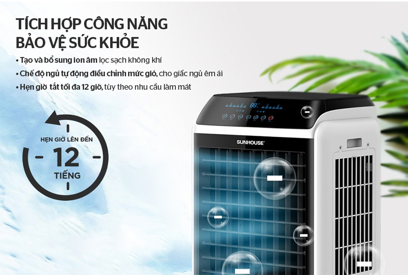 Nhiều tính năng bảo vệ sức khỏe