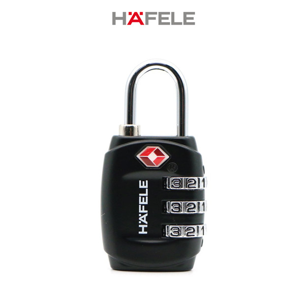 Ổ Khoá Số Du Lịch DIY HAFELE TSA 331 Black 482.09.009