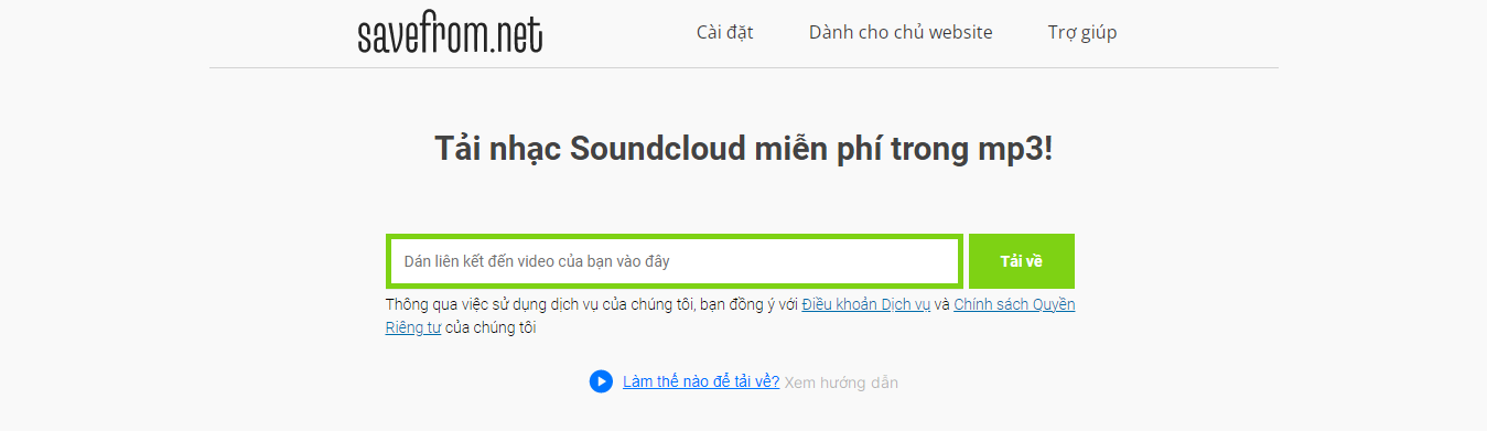 Tải nhạc SoundCloud về điện thoại