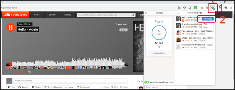 Tải nhạc SoundCloud về điện thoại