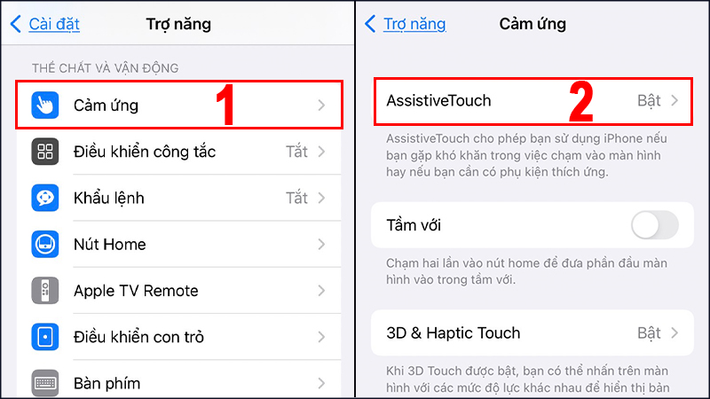 Các bước Bật/tắt phím Home ảo trên điện thoại iOS 13 trở lên
