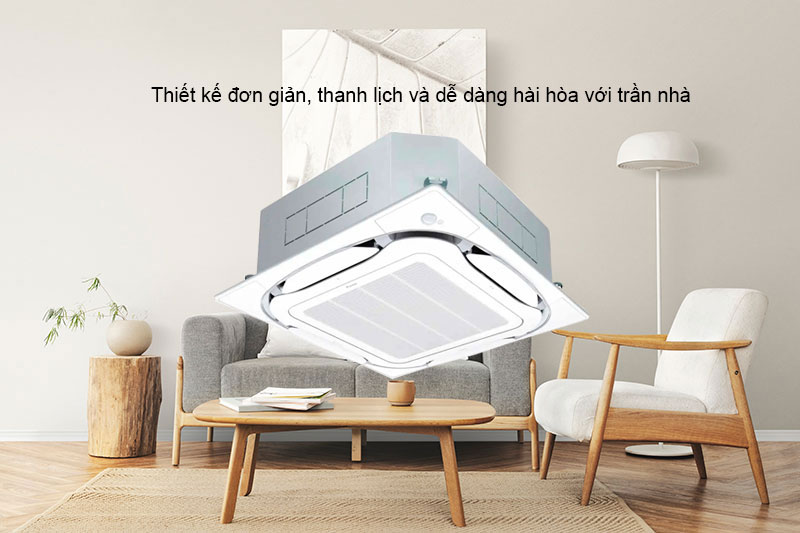 Thiết kế đơn giản, thanh lịch và dễ dàng hài hòa với trần nhà