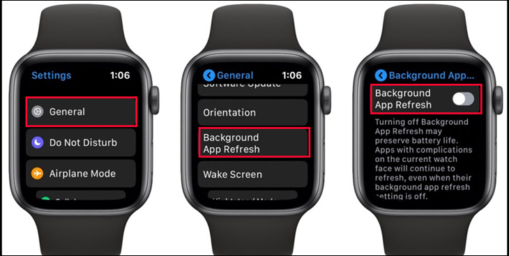 tiết kiệm pin apple watch
