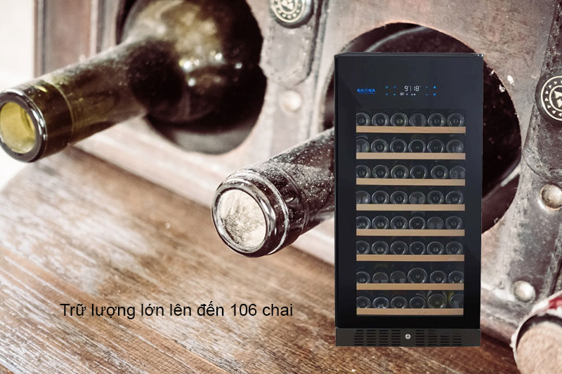 Trữ lượng lớn lên đến 106 chai