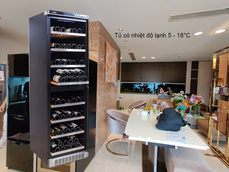 Tủ có nhiệt độ lạnh 5 - 18°C